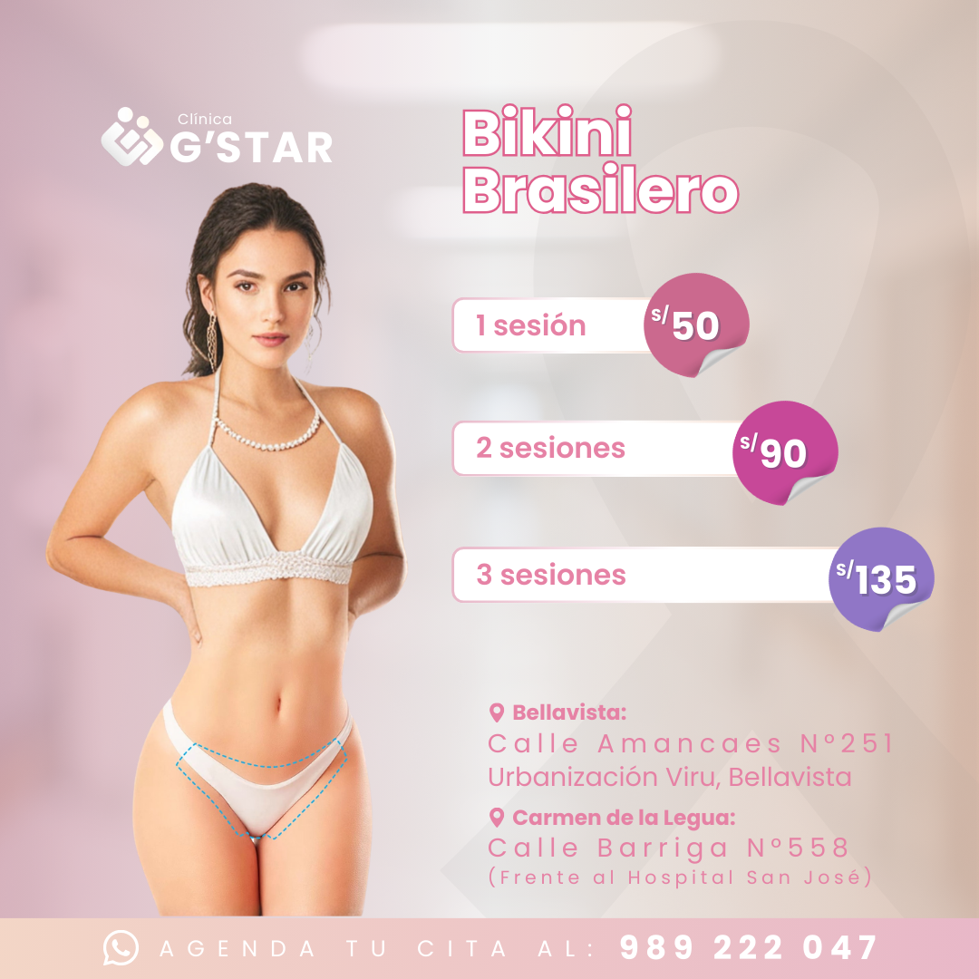 Depilación láser bikini brasilero
