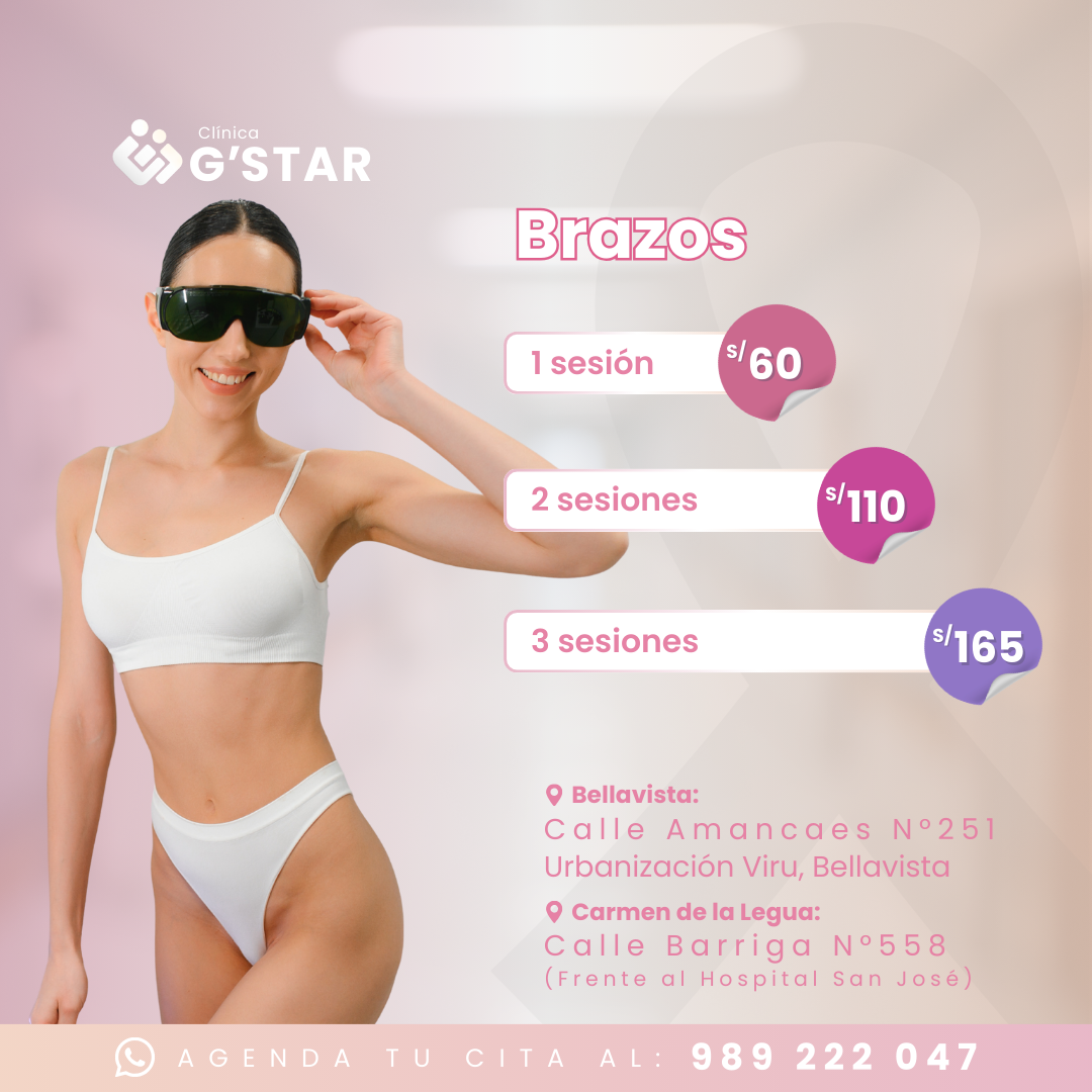 Depilación láser brazos